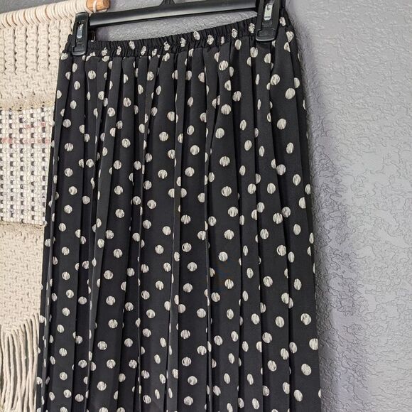 Vintage Leslie Fay Pleated Midi Skirt - Picture 4 of 11